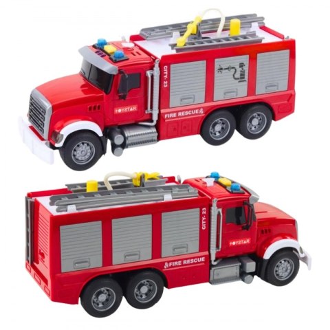 Woopie WOOPIE Ciężarówka Wóz Strażacki Na Wodę Dźwięk Światła 1:14