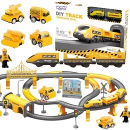 Woopie WOOPIE Kolejka Elektryczna Lokomotywa Ekipa Budowlana Zestaw 92el.