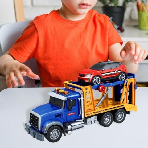 Woopie WOOPIE Laweta Ciężarówka Transporter Z Autkiem Światło Dźwięk