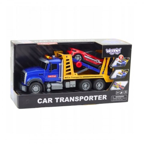 Woopie WOOPIE Laweta Ciężarówka Transporter Z Autkiem Światło Dźwięk