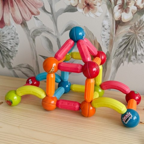 Woopie WOOPIE Magnetyczne Klocki Konstrukcyjne Edukacyjne 128 el.