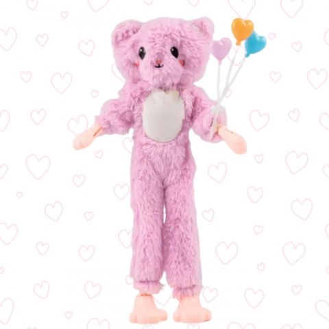 Woopie WOOPIE ROYAL Lalka w Przebraniu Różowego Misia Park Rozrywki