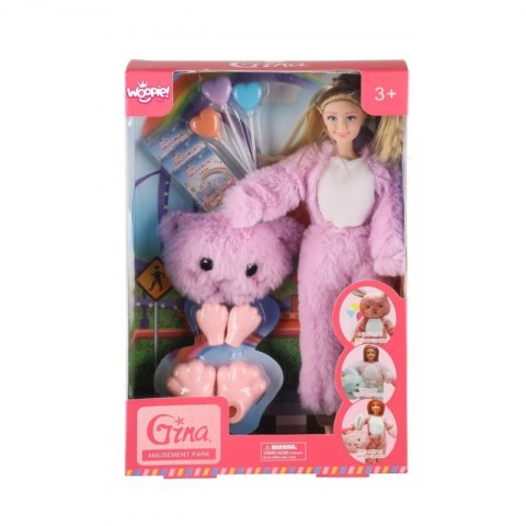 Woopie WOOPIE ROYAL Lalka w Przebraniu Różowego Misia Park Rozrywki