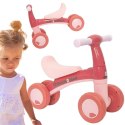 Woopie WOOPIE Rowerek Biegowy Różowy Jeździk Czterokołowy