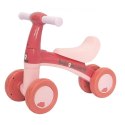 Woopie WOOPIE Rowerek Biegowy Różowy Jeździk Czterokołowy