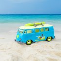 Woopie WOOPIE Samochód Bus Surfing Klasyczny Niebieski Ze Światłem I Dźwiękiem Model