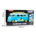 Woopie WOOPIE Samochód Bus Surfing Klasyczny Niebieski Ze Światłem I Dźwiękiem Model