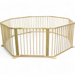 Bituxx Kojec dla Dziecka Drewniany Ø135 cm Zamykany Bezpieczny do Zabawy