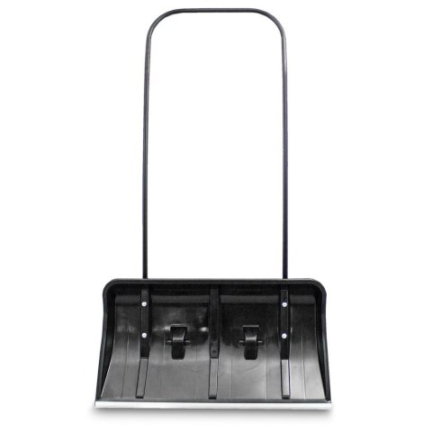 Bituxx Łopata do śniegu zgarniacz pług śnieżny 80cm z rolkami aluminiowa krawędź