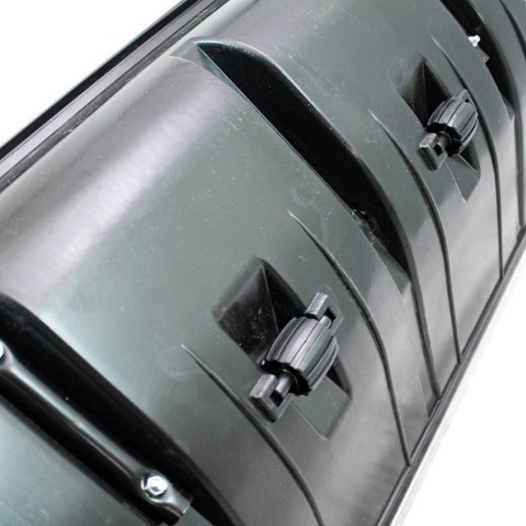 Bituxx Łopata do śniegu zgarniacz pług śnieżny 80cm z rolkami aluminiowa krawędź