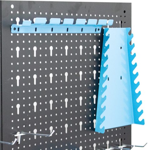 Bituxx Metalowa tablica narzędziowa warsztatowa 120x60 cm z 25 uchwytami do Garażu