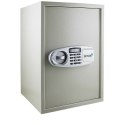 Bituxx Sejf elektroniczny 52cm jasnoszary domowy zamek szyfrowy klucz awaryjny