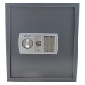 Bituxx Sejf elektroniczny na dokumenty zamek kodowy 6-cyfrowy szary stalowy mocny