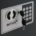 Bituxx Sejf na klucze 48 haczyzków elektroniczny zamek kodowy solidny czarny