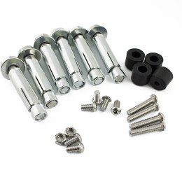 Bituxx Skrzynka lokatorska 10 euro stal nierdzewna stojak zamek zewnętrzna