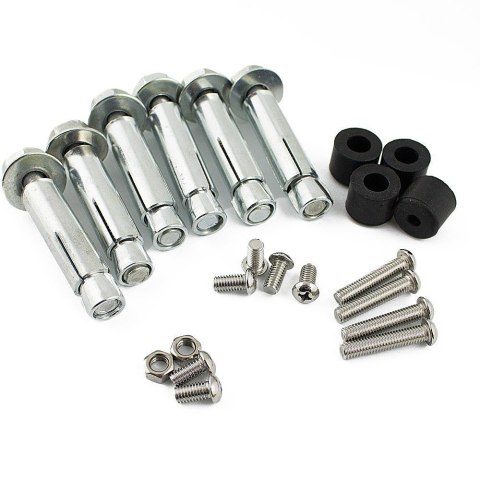 Bituxx Skrzynka lokatorska 8 euro stal nierdzewna stojak zamek zewnętrzna