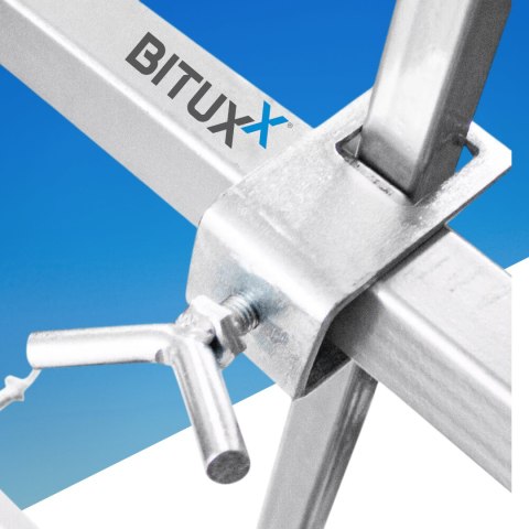 Bituxx Stojak lakierniczy obrotowy do lakierowania z ramionami solidna konstrukcja