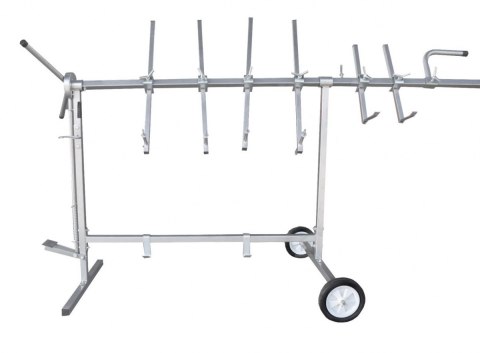 Bituxx Stojak lakierniczy obrotowy do lakierowania z ramionami solidna konstrukcja