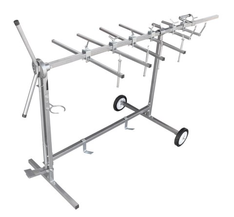 Bituxx Stojak lakierniczy obrotowy do lakierowania z ramionami solidna konstrukcja