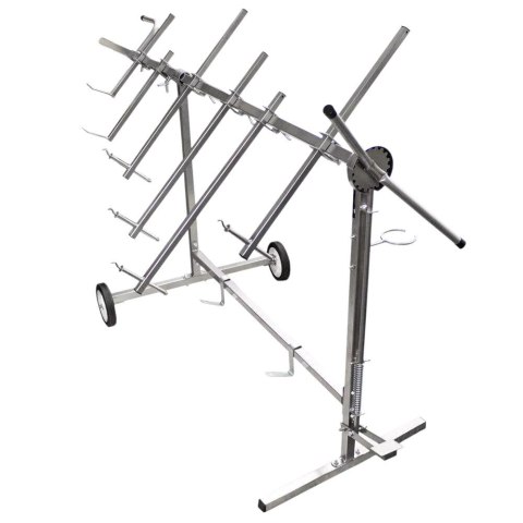 Bituxx Stojak lakierniczy obrotowy do lakierowania z ramionami solidna konstrukcja