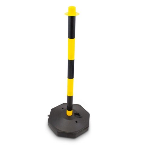 Bituxx Zestaw Słupków Odgradzających z Łańcuszkami 150 cm Stabilność Mobilność