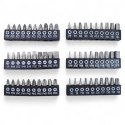 Bituxx Zestaw wkrętaków i bitów 100 el. Torx PH PZ SL Hex z grzechotką magnetyczne