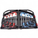 Bituxx Zestaw wkrętaków imbusowych Hex Torx 16 el. stal Cr-V walizka