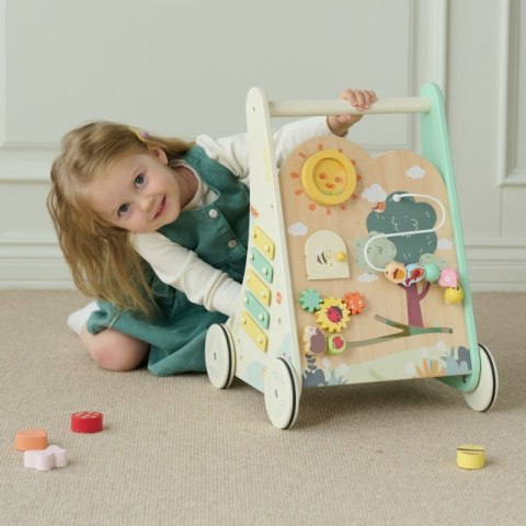 Classic World CLASSIC WORLD Drewniany Pchacz Multifunkcyjny 8w1 "Leśny Chodzik"