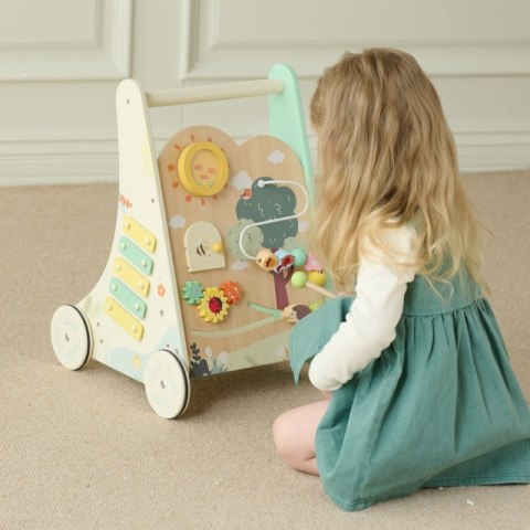 Classic World CLASSIC WORLD Drewniany Pchacz Multifunkcyjny 8w1 "Leśny Chodzik"