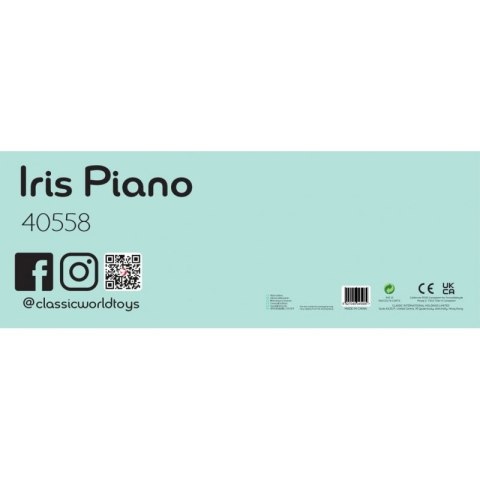 Classic World CLASSIC WORLD Pianino Muzyczne dla Dzieci Nauka Gry + Książeczka