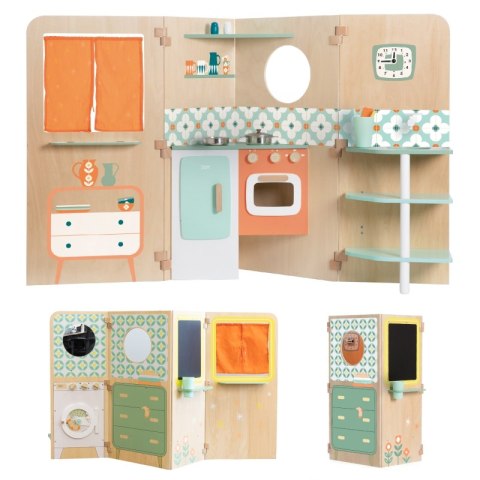 Classic World CLASSIC WORLD Wielofunkcyjny Domek z Kuchnią Rozkładany XXL