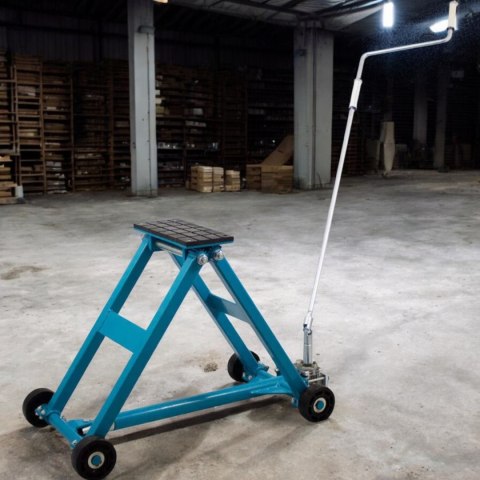 E-hurtownia Mobilny Podnośnik Nożycowy 2500kg Regulacja 11-48cm Warsztatowy Stalowy