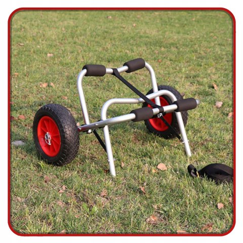 E-hurtownia Wózek Transportowy do KAJAKA Pontonu ŁODZI DESKI SUP Składany Udźwig 70kg