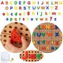 Masterkidz MASTERKIDZ Alfabet Zestaw Liter (Dużych i Małych) do Paneli Ściennych STEM 122 el.