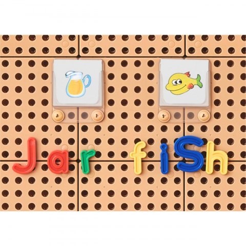 Masterkidz MASTERKIDZ Alfabet Zestaw Liter (Dużych i Małych) do Paneli Ściennych STEM 122 el.