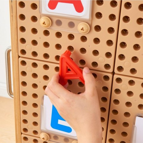 Masterkidz MASTERKIDZ Alfabet Zestaw Liter (Dużych i Małych) do Paneli Ściennych STEM 122 el.