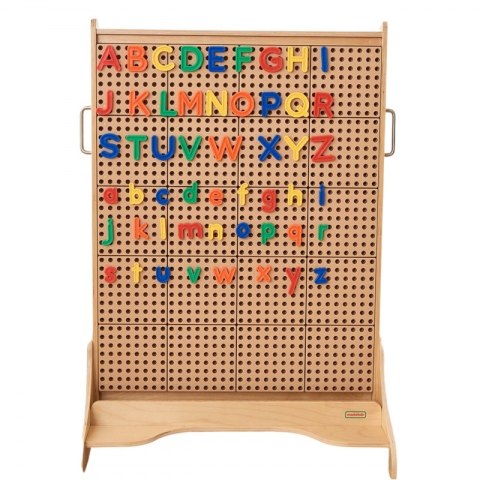 Masterkidz MASTERKIDZ Alfabet Zestaw Liter (Dużych i Małych) do Paneli Ściennych STEM 122 el.