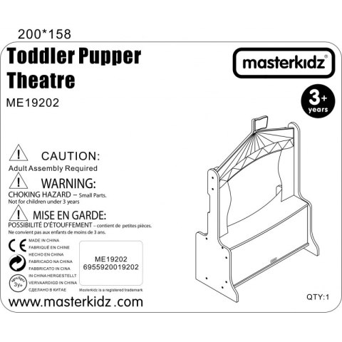 Masterkidz MASTERKIDZ Drewniany Teatrzyk dla Lalek Sklep Stragan