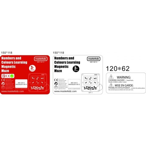 Masterkidz MASTERKIDZ Tablica Magnetyczna Nauka Liczenia
