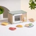 Tooky Toy TOOKY TOY Drewniana Kuchenka Mikrofalowa Zestaw Produktów Spożywczych