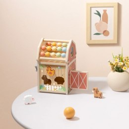 Tooky Toy TOOKY TOY Drewniana Stodoła Aktywności Sorter Liczydło Montessori
