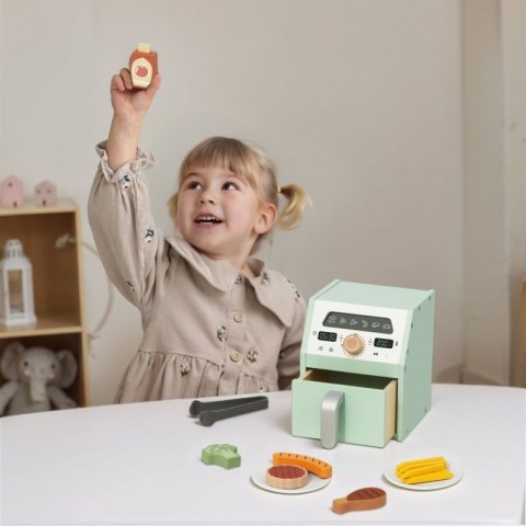 Tooky Toy TOOKY TOY Drewniany Air Fryer Frytkownica Beztłuszczowa