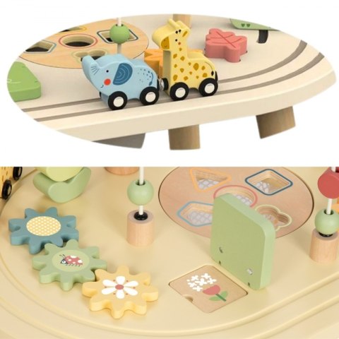 Tooky Toy TOOKY TOY Drewniany Stolik Aktywności Safari