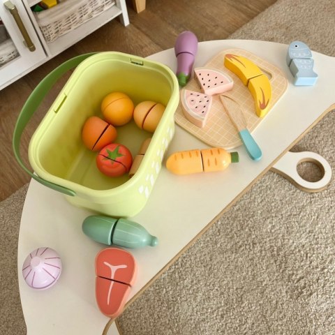 Tooky Toy TOOKY TOY Drewniany Zestaw Żywność Warzywa Owoce