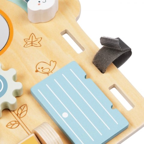 Tooky Toy TOOKY TOY Duża Drewniana Tablica Manipulacyjna Domek - Centrum Aktywności