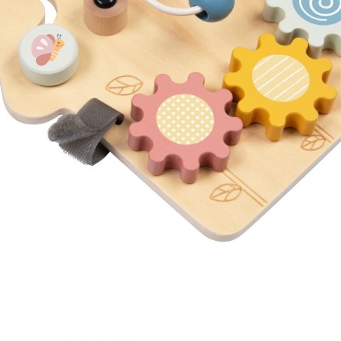 Tooky Toy TOOKY TOY Duża Drewniana Tablica Manipulacyjna Domek - Centrum Aktywności