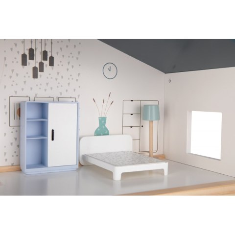 Tooky Toy TOOKY TOY Duży Drewniany Domek dla Lalek + Figurki FSC