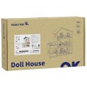 Tooky Toy TOOKY TOY Duży Drewniany Domek dla Lalek + Figurki FSC