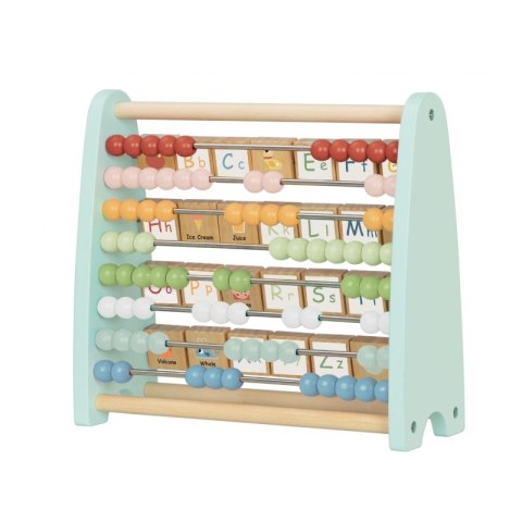 Tooky Toy TOOKY TOY Liczydło Dwustronne Alfabet Obrazki