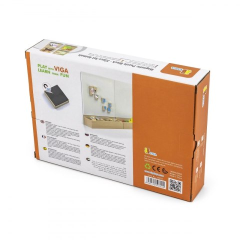 Viga Toys VIGA Drewniane Puzzle Magnetyczne Zwierzęta Układanka Certyfikat FSC